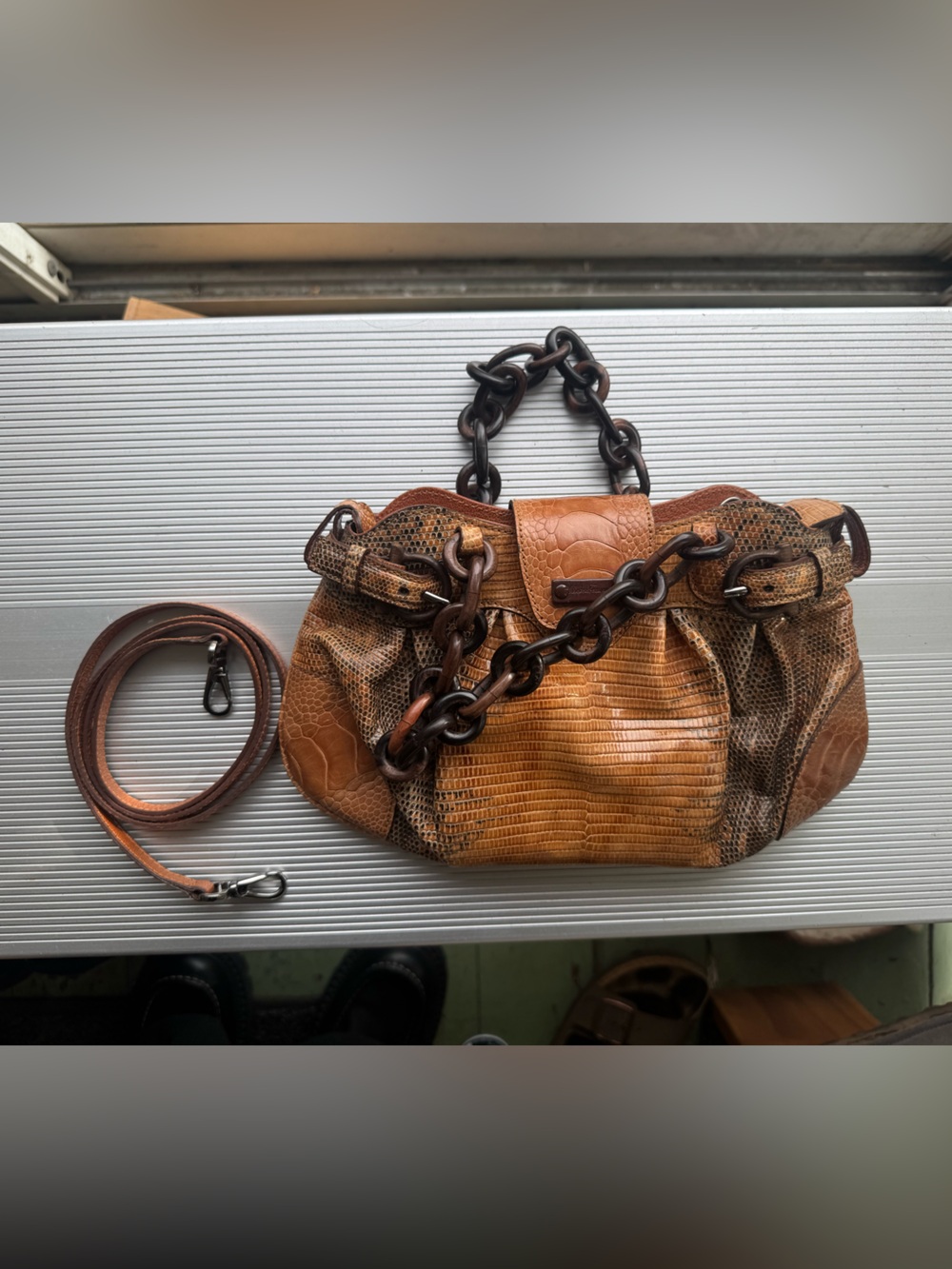 exotic ferragamo bag